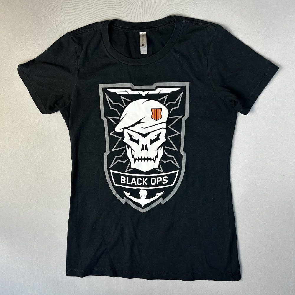 Call Of Duty Black‎ Ops Womens M Fitted Short Sleeve Shirt